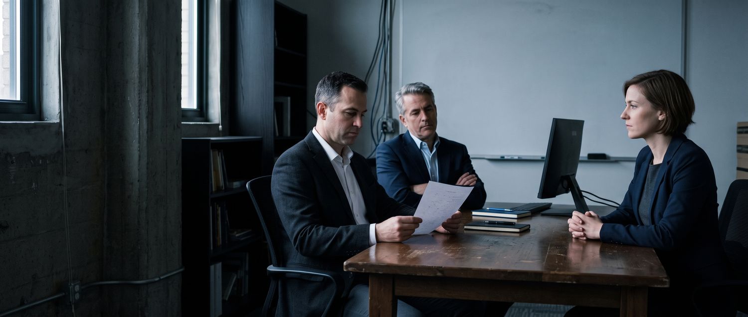 A client negotiation over price — the objection the script preps you for.